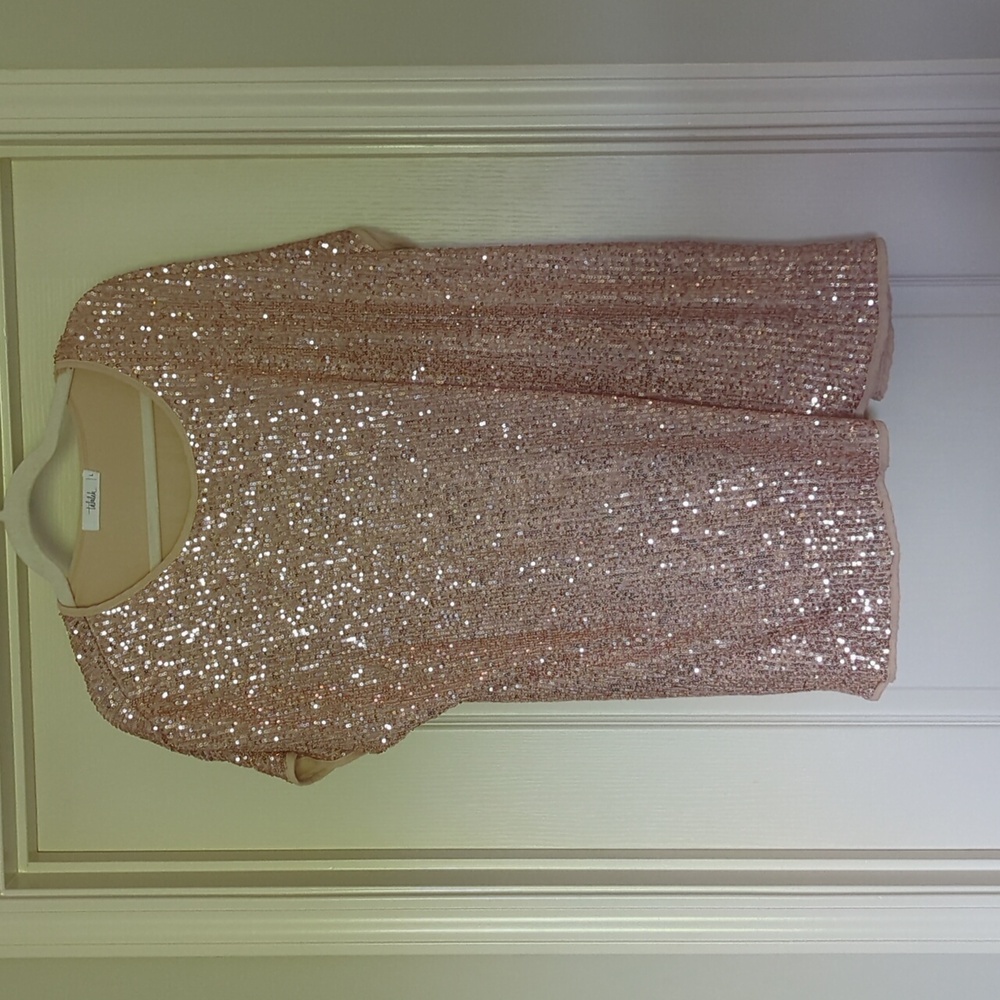 Sequins Tunic Top
